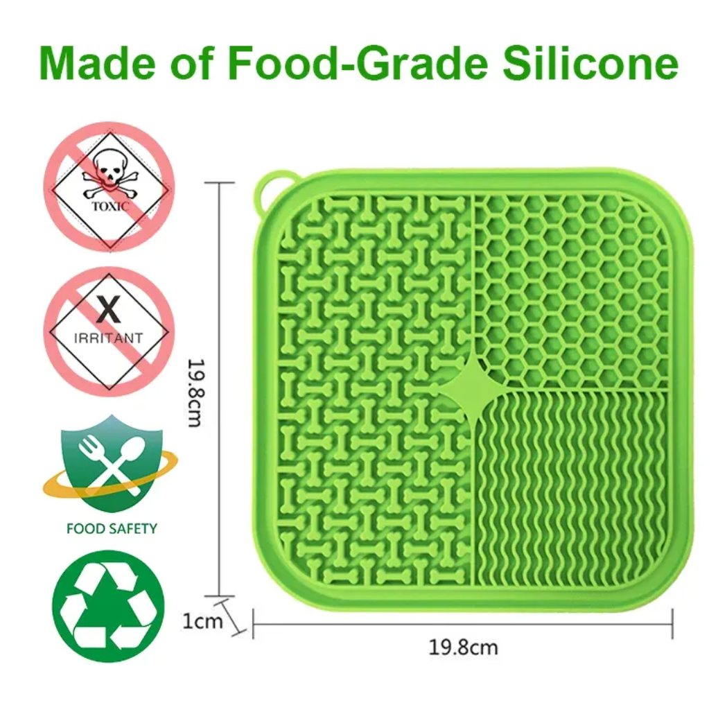Wendell & Bone Calming Lick Pad — Slow Feeder & Bath Buddy