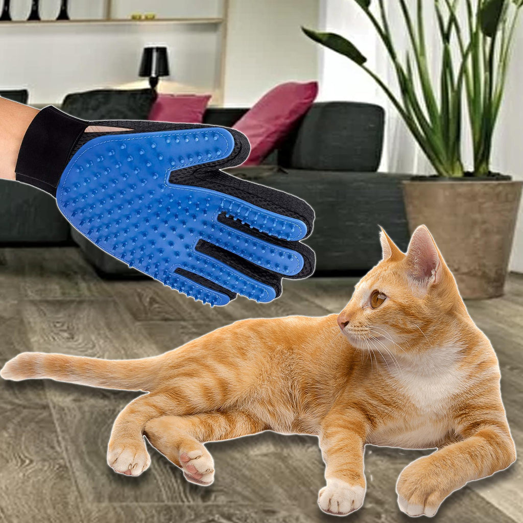 Wendell & Bone Deshedding Grooming Gloves (Pair)