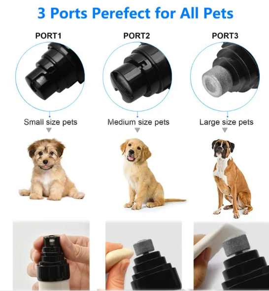 Wendell & Bone Quiet Rechargeable Pet Nail Grinder