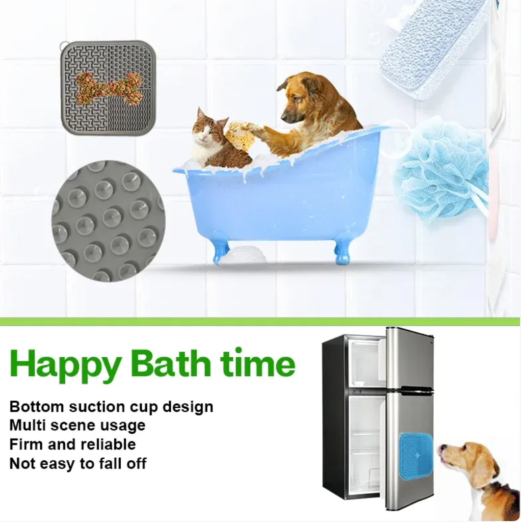 Wendell & Bone Calming Lick Pad — Slow Feeder & Bath Buddy